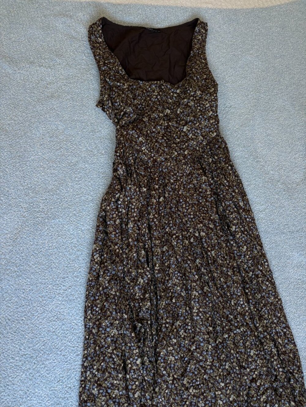 Nobody's Child Ditsy Floral Drop Waist Cora Midi Dress | Fits Like US 8 / M - Picture 3 of 6